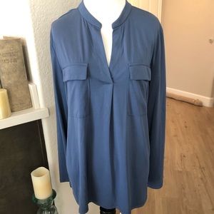 Large muted blue top